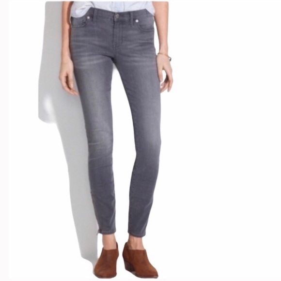Silence and noise twig high rise whiskered skinny cigarette  jeans grey. Size 27 - Picture 2 of 12